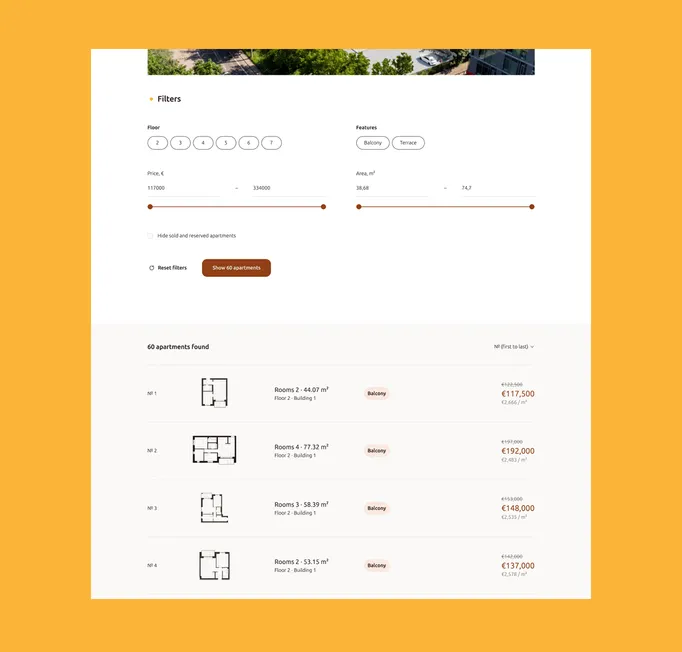 Filters List